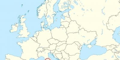 Zemljevid vatikanu evropi